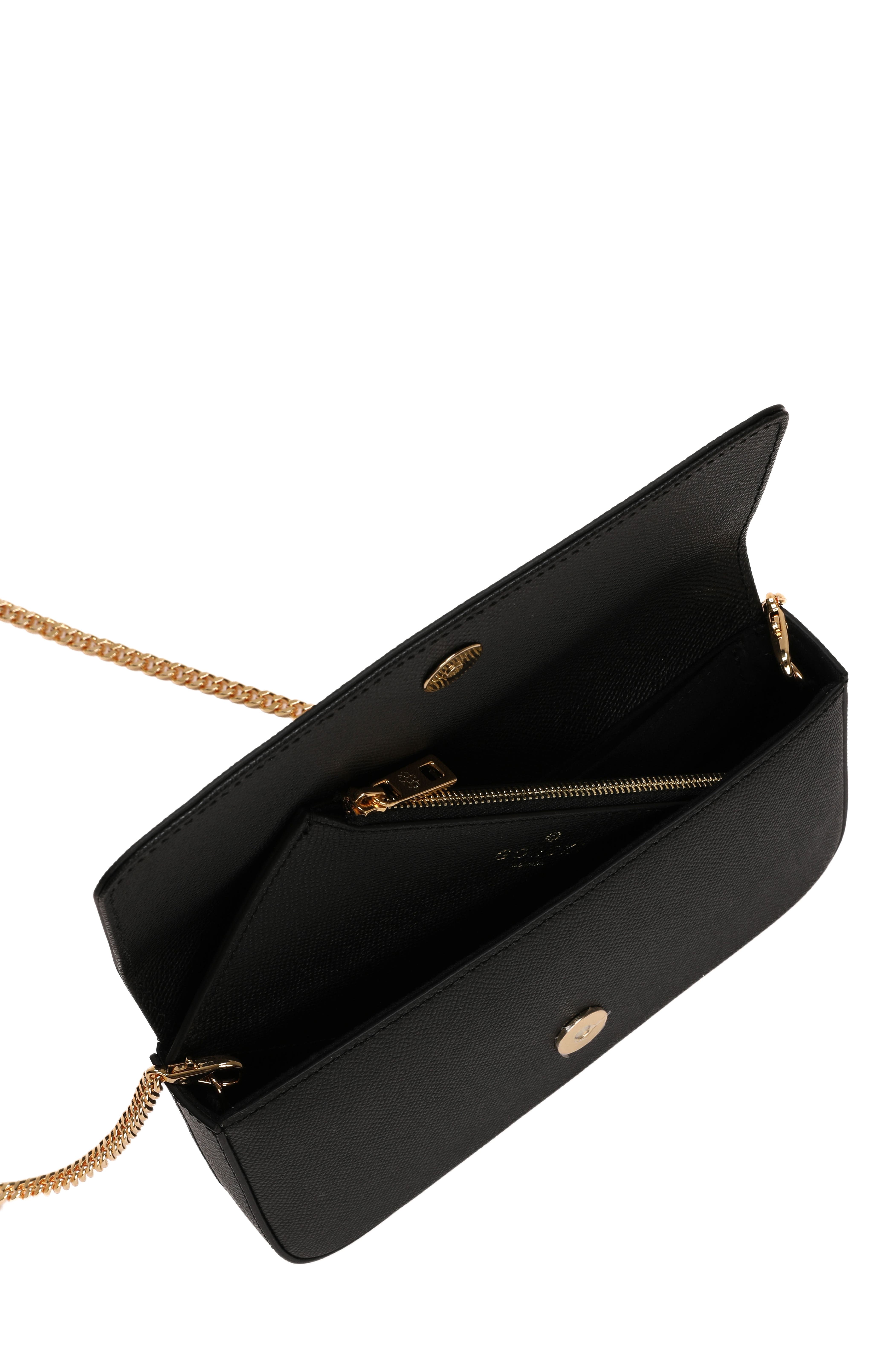 GORSKI Leather Crossbody Bag, Alternate, color, Black