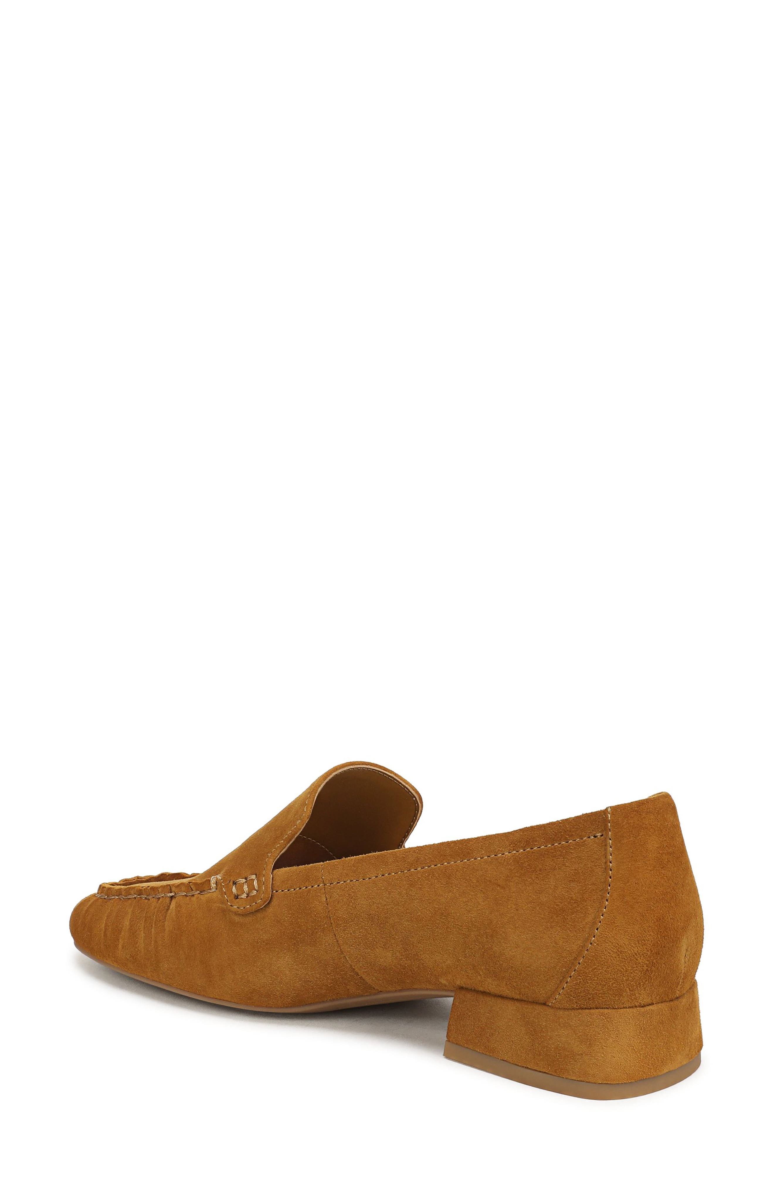 Pilar Loafer, Alternate, color, GOLDEN BROWN SUEDE