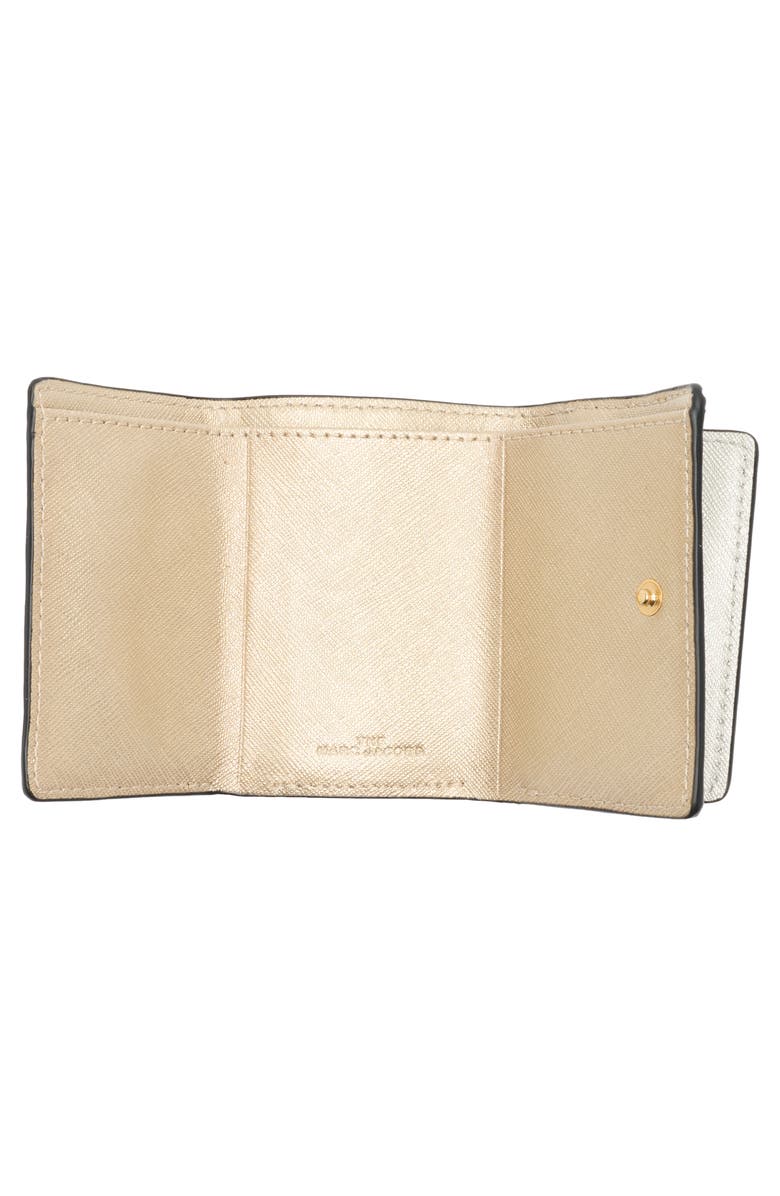 Marc Jacobs The Mini Leather Trifold Wallet, Alternate, color, 