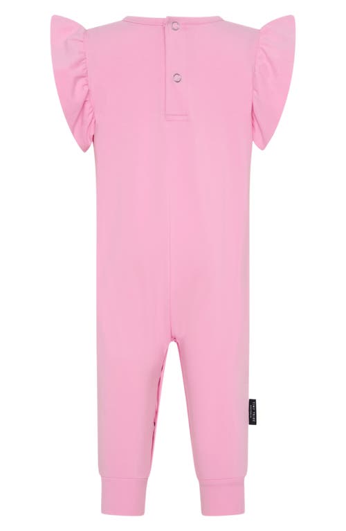 TINY TRIBE TINY TRIBE CORE COTTON JERSEY RUFFLE ROMPER 