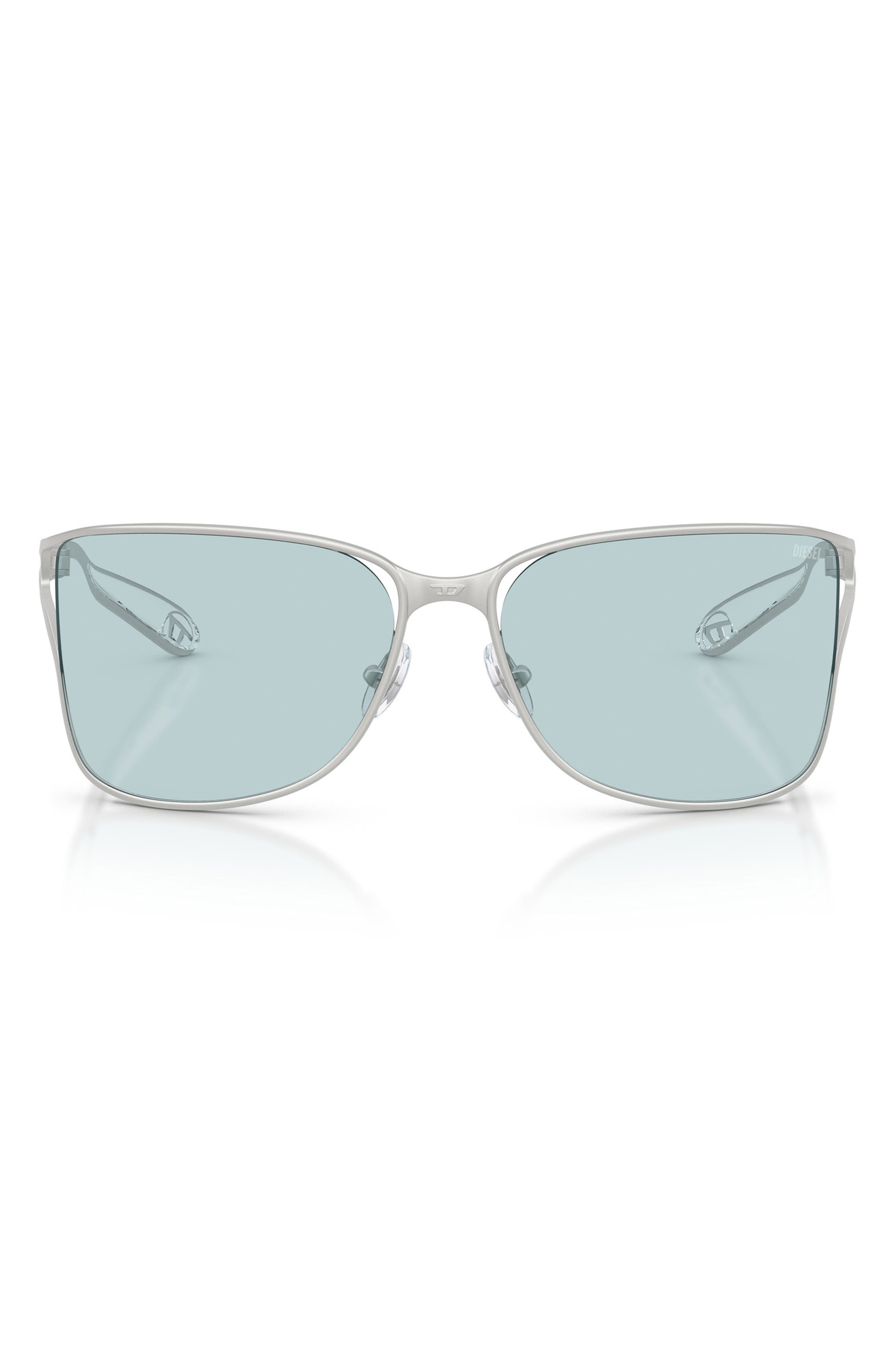 MATTE SILVER / LIGHT BLUE