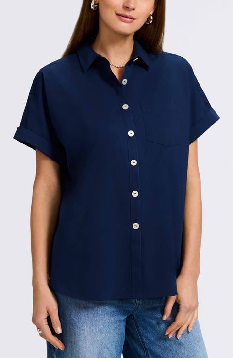 Abigail Short Sleeve Button-Up Shirt