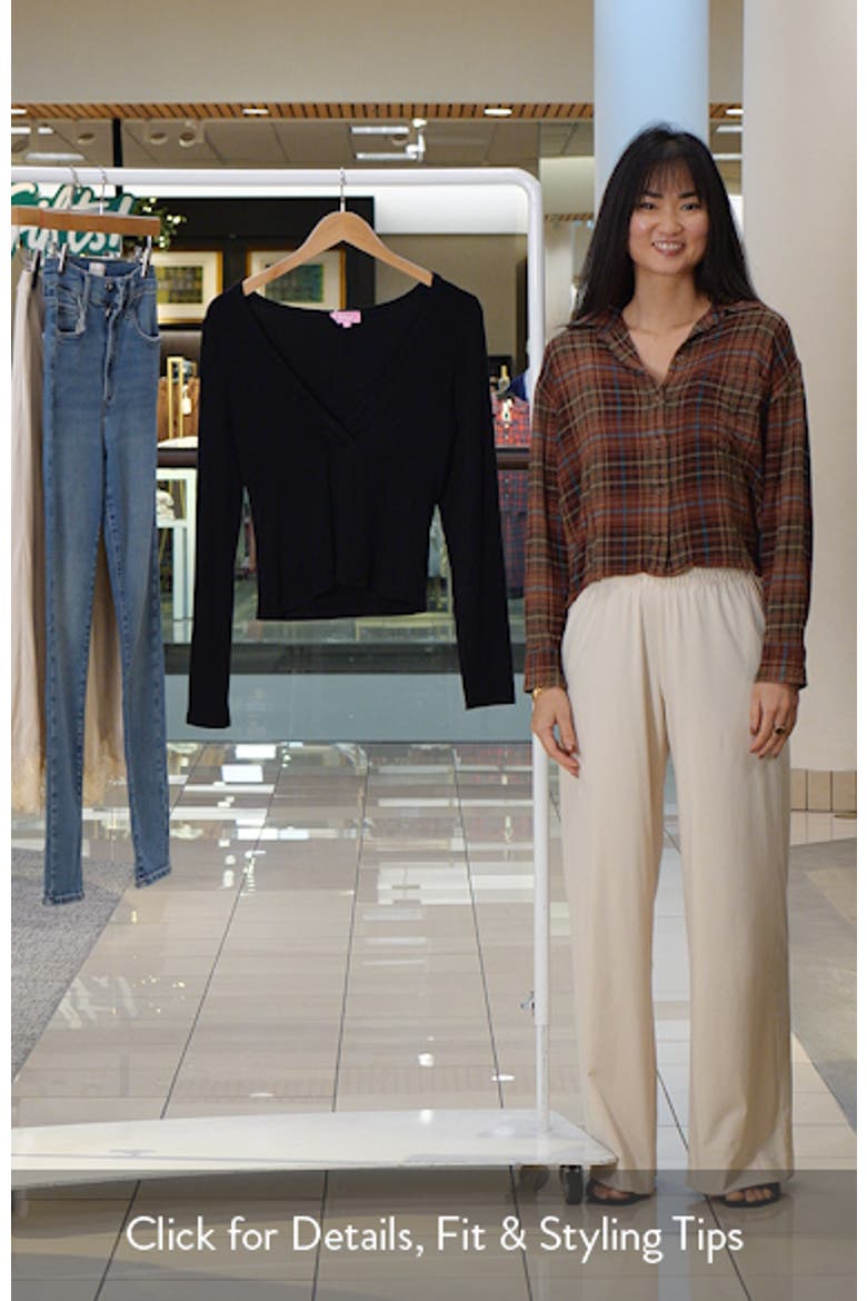 Doron Long Sleeve V-Neck Top video