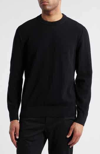 BOSS Ecaio Cotton Piqué Crewneck Sweater