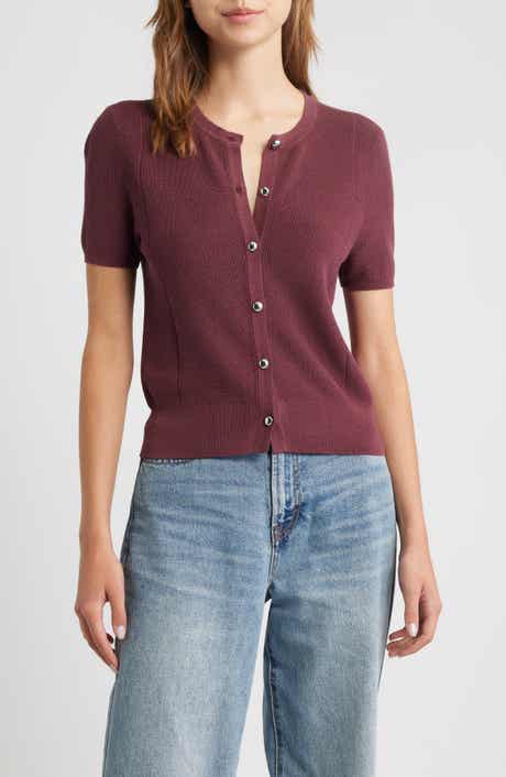 rag & bone Dina Short Sleeve Cardigan