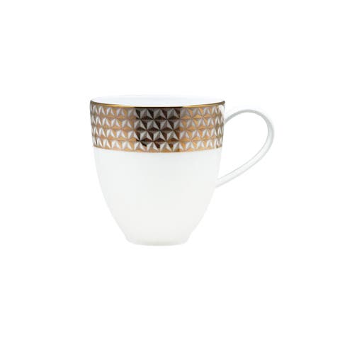 Gem Cut Gold Mug