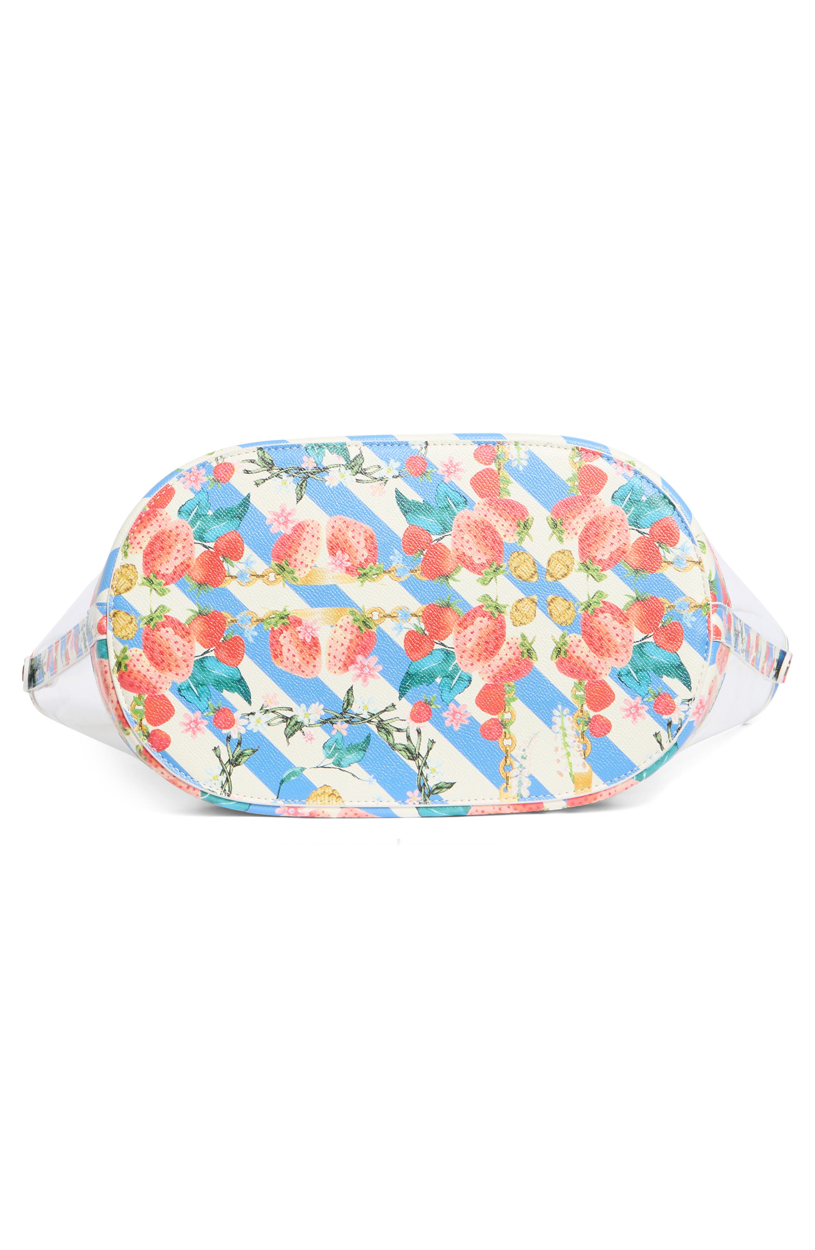 Kurt Geiger London Hampstead Vinyl Tote, Alternate, color, Open White