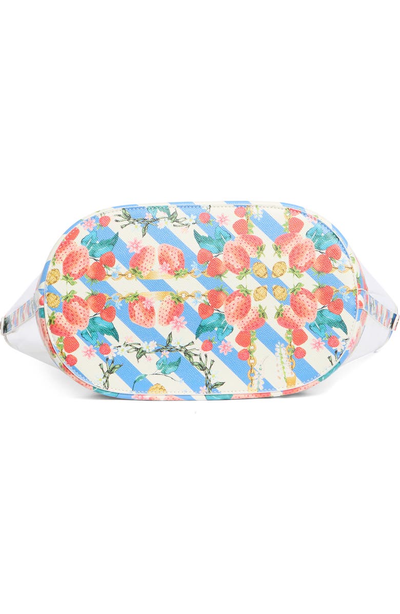 Kurt Geiger London Hampstead Vinyl Tote, Alternate, color, Open White