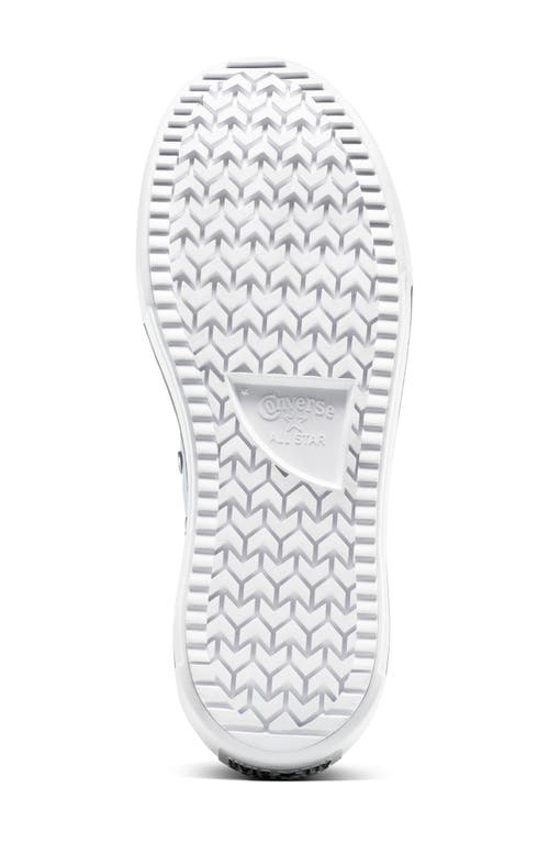 Converse Gender Inclusive Chuck Taylor All Star Lift Double Stack Low Top Platform Sneaker In Blueberry Ice/white/black