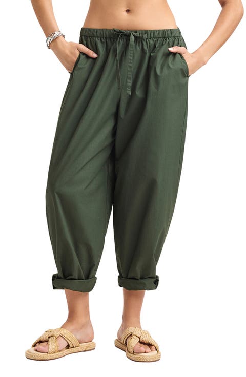 Parker Organic Cotton Cuff Cover-Up Pants