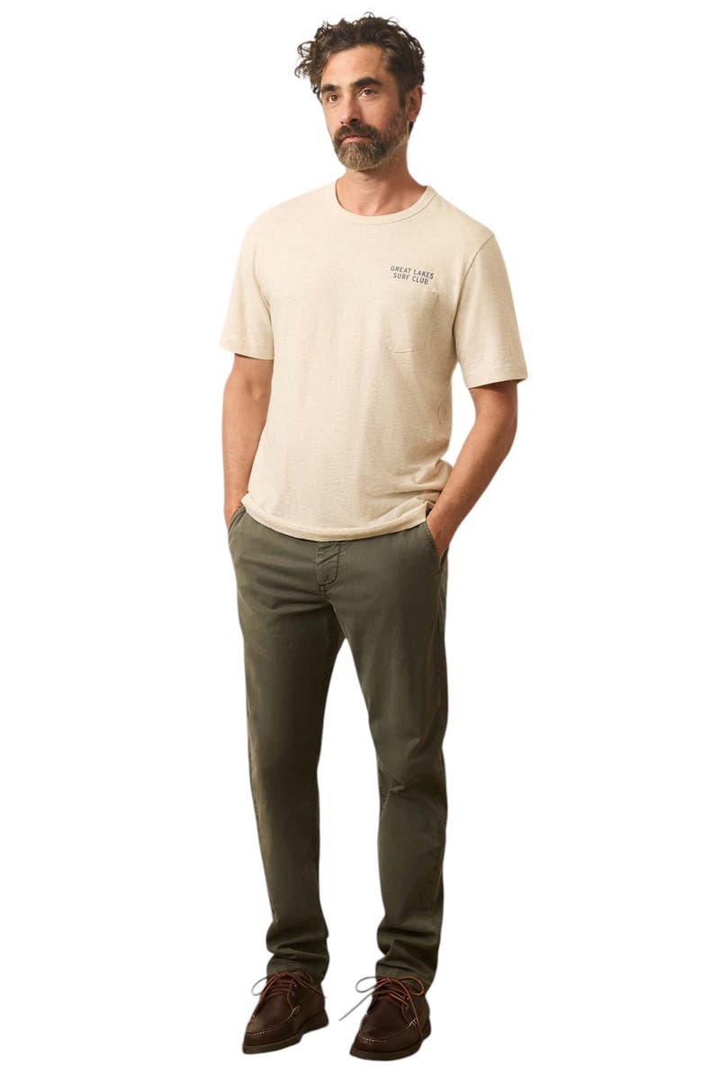 Faherty The Great Lakes Surf Club Sunwashed Cotton Graphic T-Shirt, Alternate, color, Island Dune Heather