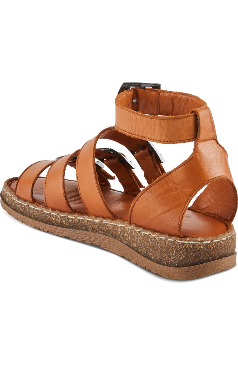 Spring Step Alexcia Ankle Strap Sandal, Alternate, color, Camel