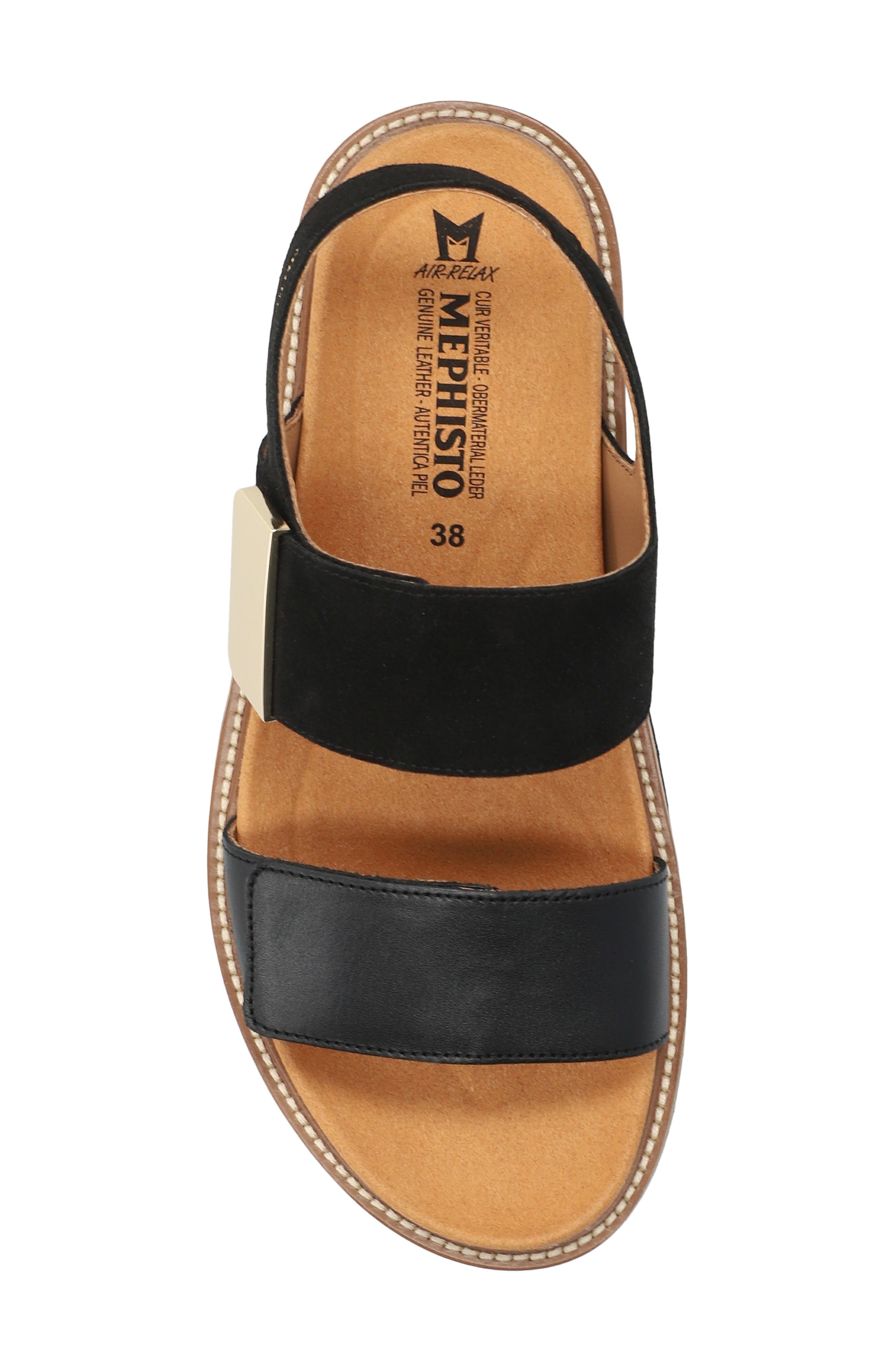 Mephisto Violane Platform Sandal, Alternate, color, Black