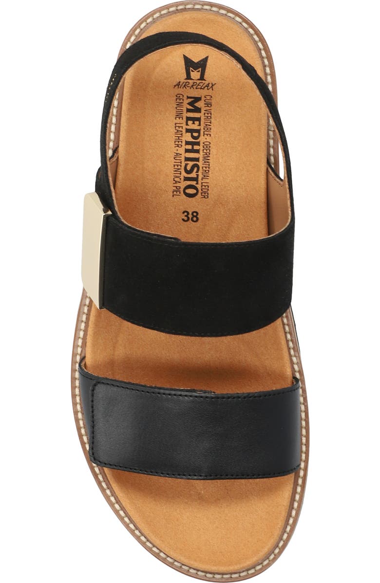 Mephisto Violane Platform Sandal, Alternate, color, Black