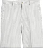 Berle Flat Front Seersucker Shorts