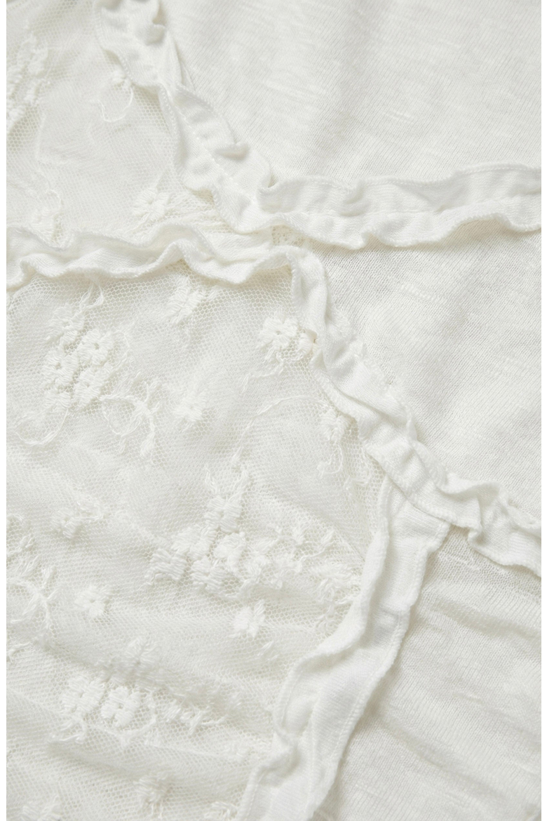 Long Sleeve Layered Lace Top, Alternate, color, Ivory