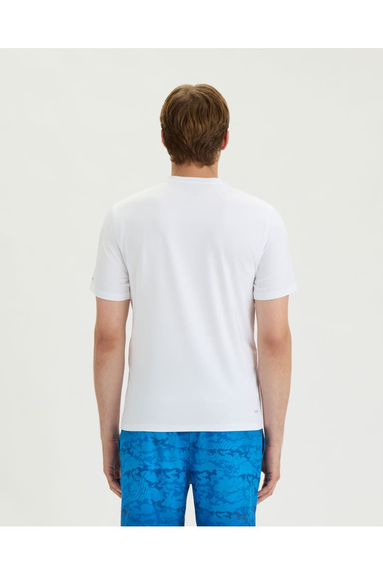 Fish Hard Live Easy  Performance Short Sleeve Tee, Alternate, color, WHITE