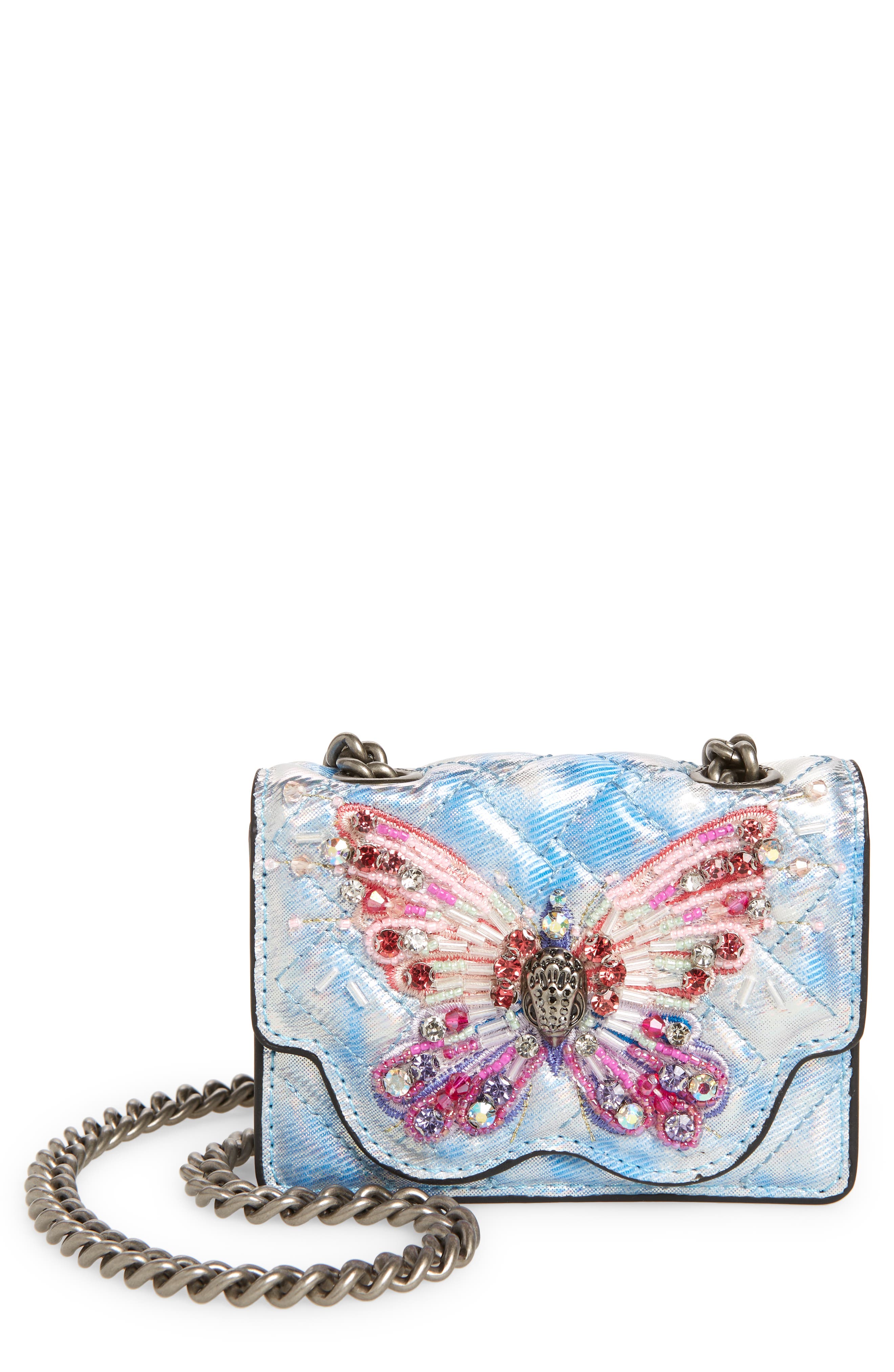 Kurt Geiger London Micro Kensington Butterfly Convertible Crossbody Bag, Main, color, 