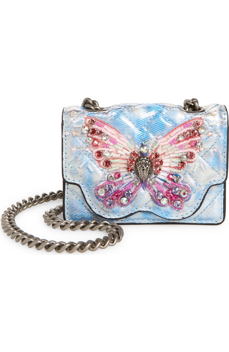 Kurt Geiger London Micro Kensington Butterfly Convertible Crossbody Bag, Main, color,