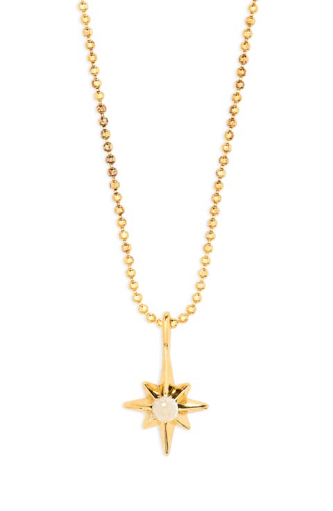 Birthstone Charm Pendant Necklace