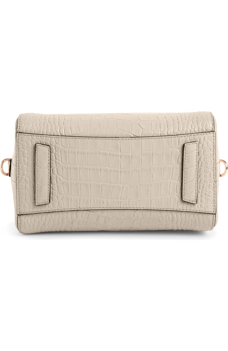 Givenchy Mini Antigona Croc Embossed Calfskin Leather Satchel, Alternate, color,