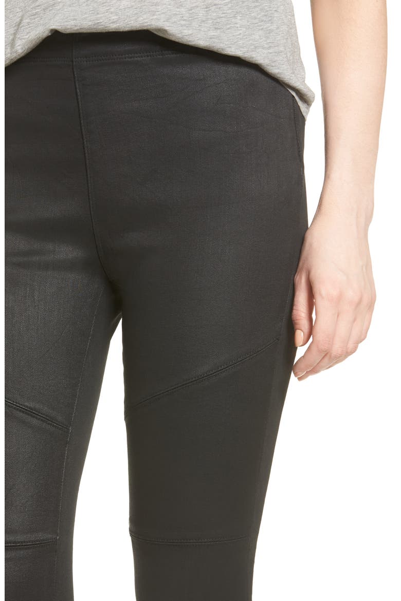 Haven Coated Denim Leggings, Alternate, color, ASPHALT
