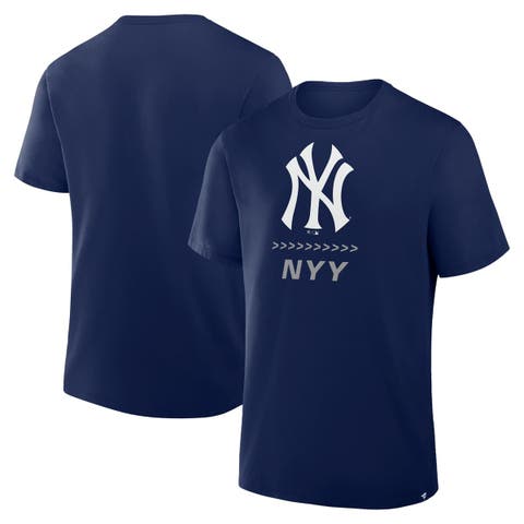 Men's Fanatics Navy New York Yankees Clubhouse Legacy Side Swipe T-Shirt