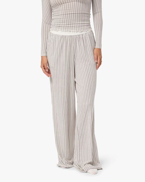 Weworewhat Wide Leg Pants In Cld Gry/chesnt