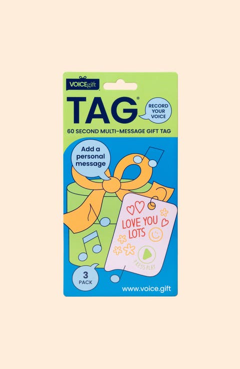 Voice Recordable Gift Tag 3-Pack