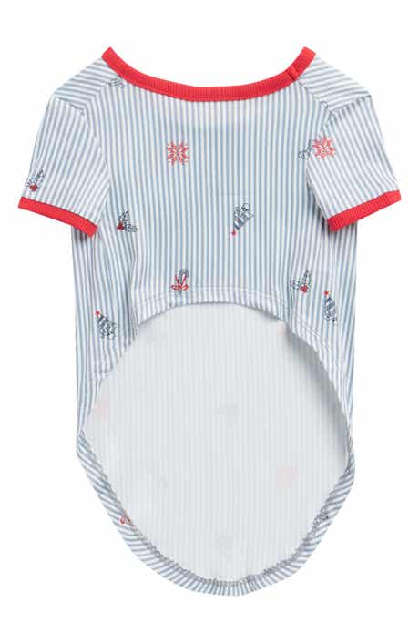 Holiday Icon Stripe Dog Pajamas