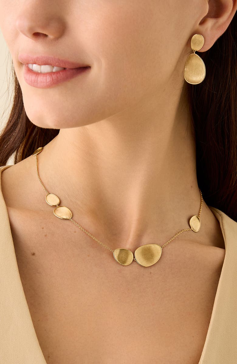 Marco Bicego Lunaria Necklace, Alternate, color, 18K Gold