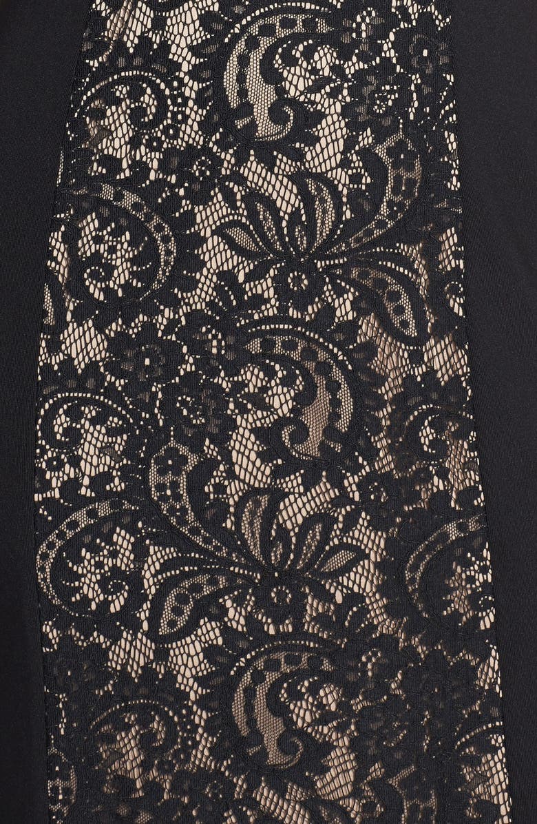 JS Collections Ottoman & Lace Scoop Back Gown, Alternate, color, 