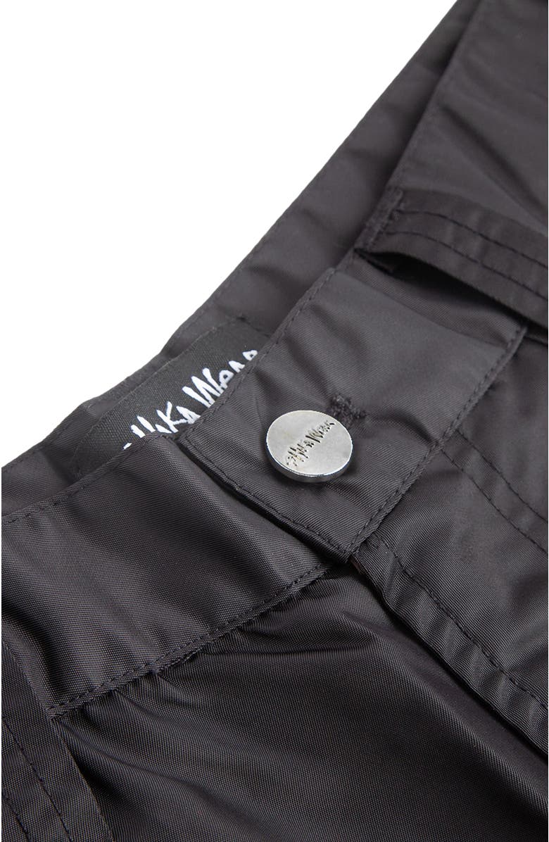 Shaka Wear Nylon Double Knee Pants, Alternate, color, Black