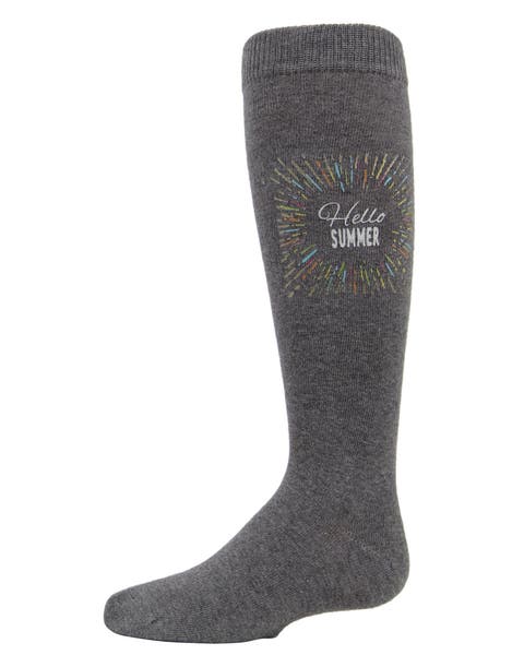 Hello Summer Knee-High Socks