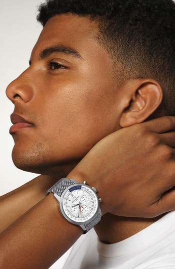 Simon Mesh Strap Chronograph Watch, 44mm