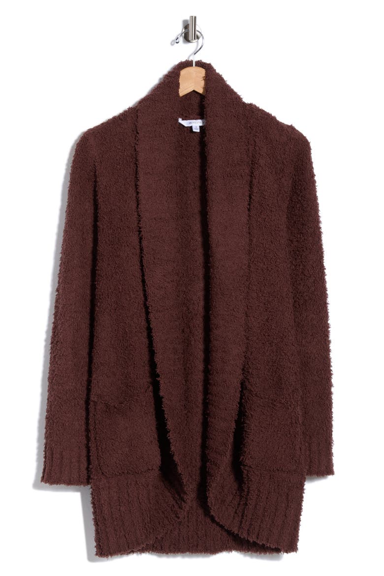 Open Front Knit Cardigan, Alternate, color, ESPRESSO
