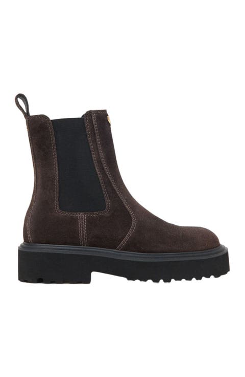 Suede Chelsea boots