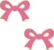 Lily Nily Flat Bow Stud Earrings
