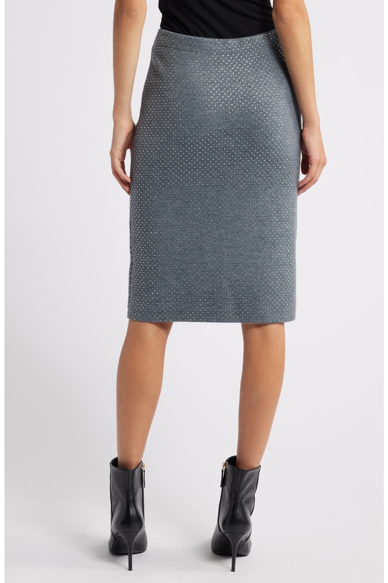 Winslet Beaded Skirt, Alternate, color, GREY MELAN