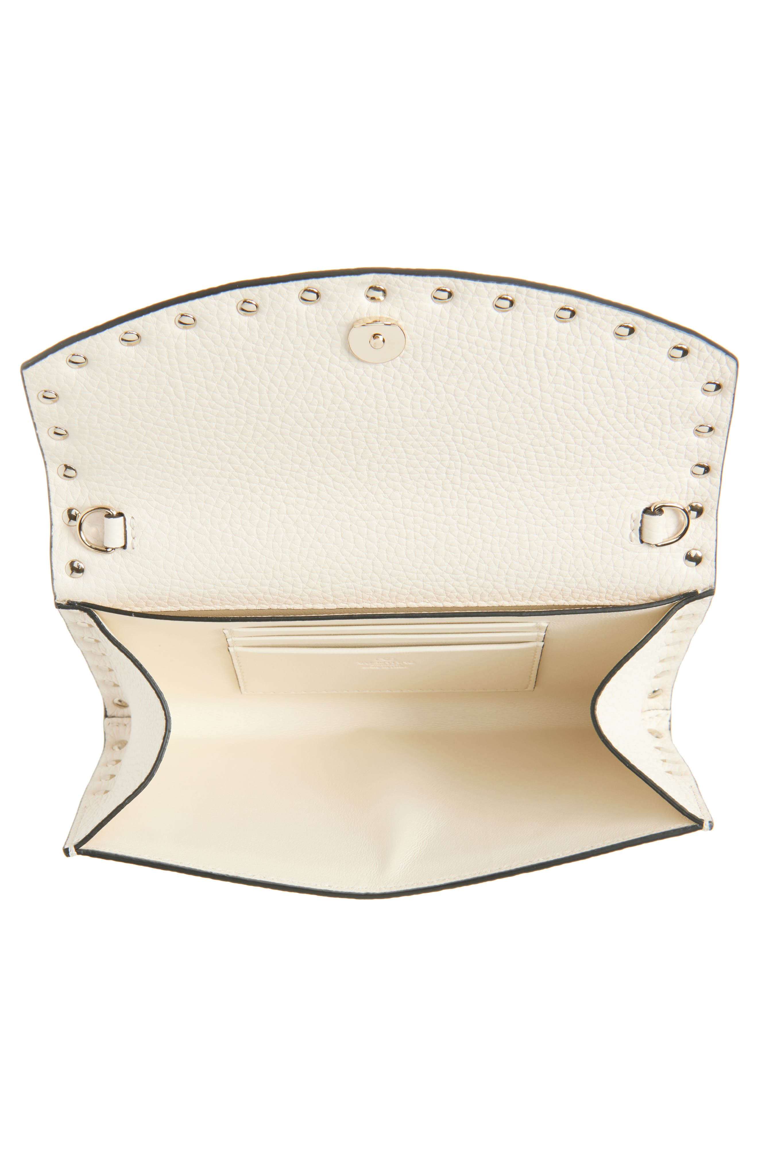 Rockstud Crossbody Bag, Alternate, color, LIGHT IVORY
