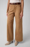 GUESS Jennie Faux Suede Wide Leg Pants
