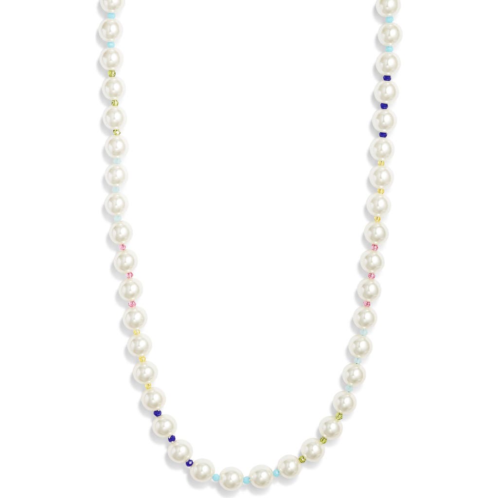 Nordstrom Faux Pearl Necklace In White