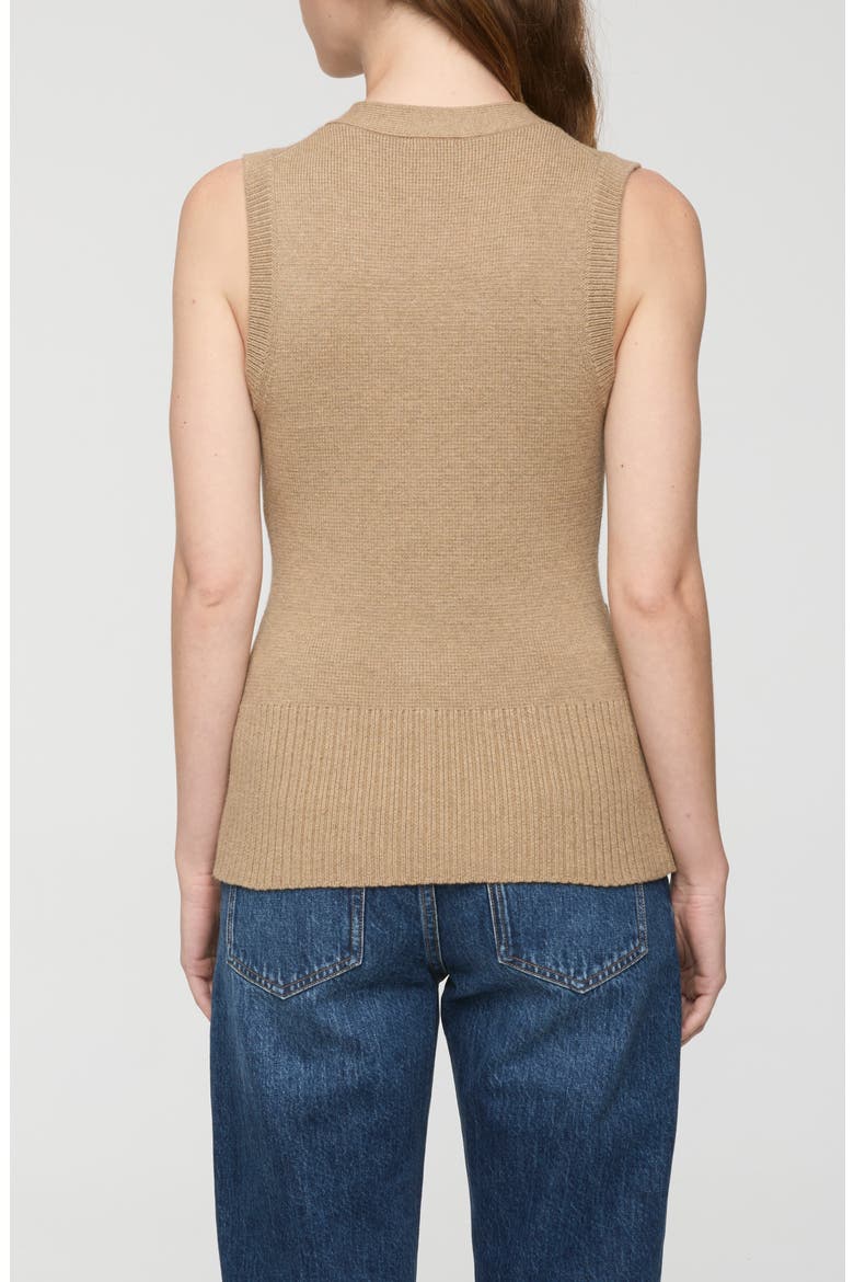 Audra Sweater Vest, Alternate, color, TOASTED WHEAT