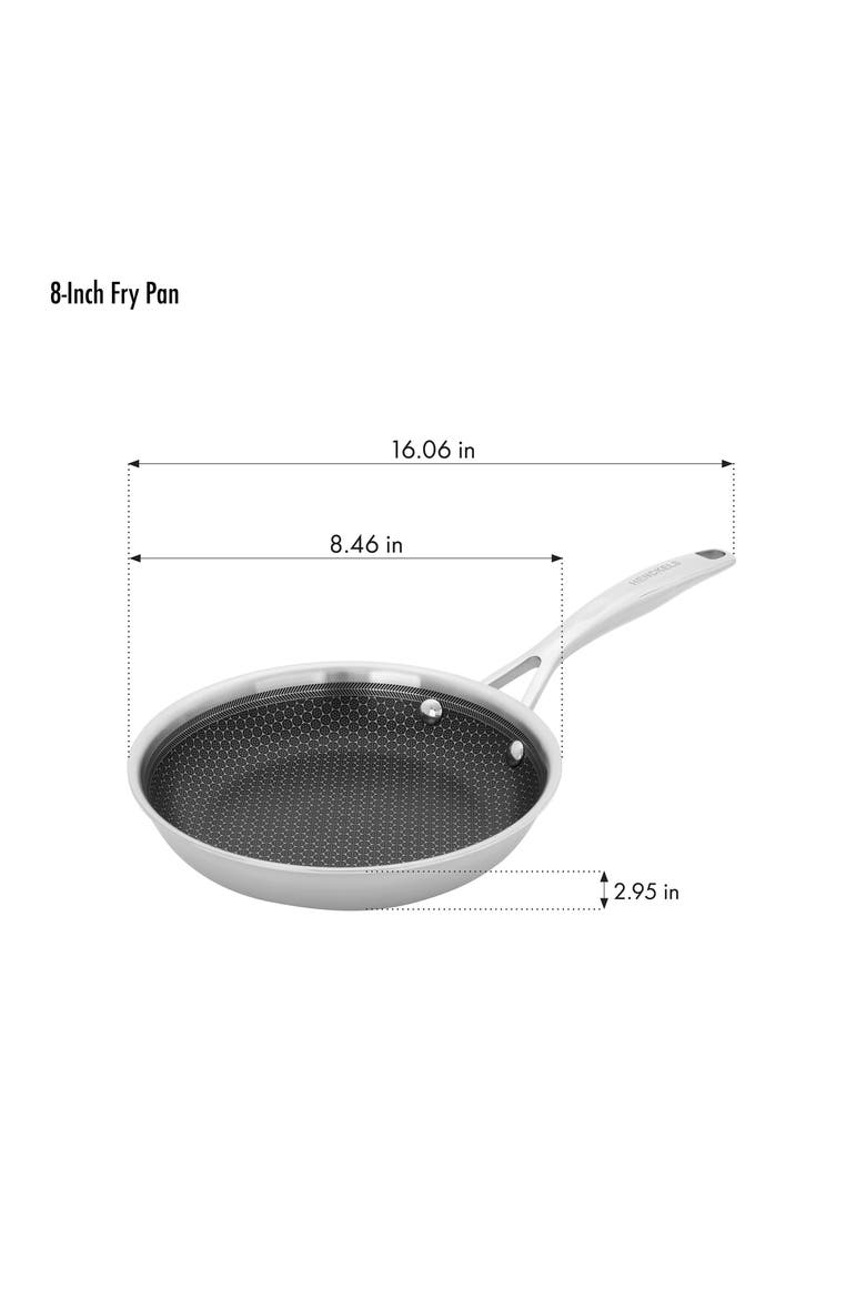 Paradigm 10-Piece Ceramic Stainless Steel Cookware Set, Alternate, color, STAINLESS STEEL