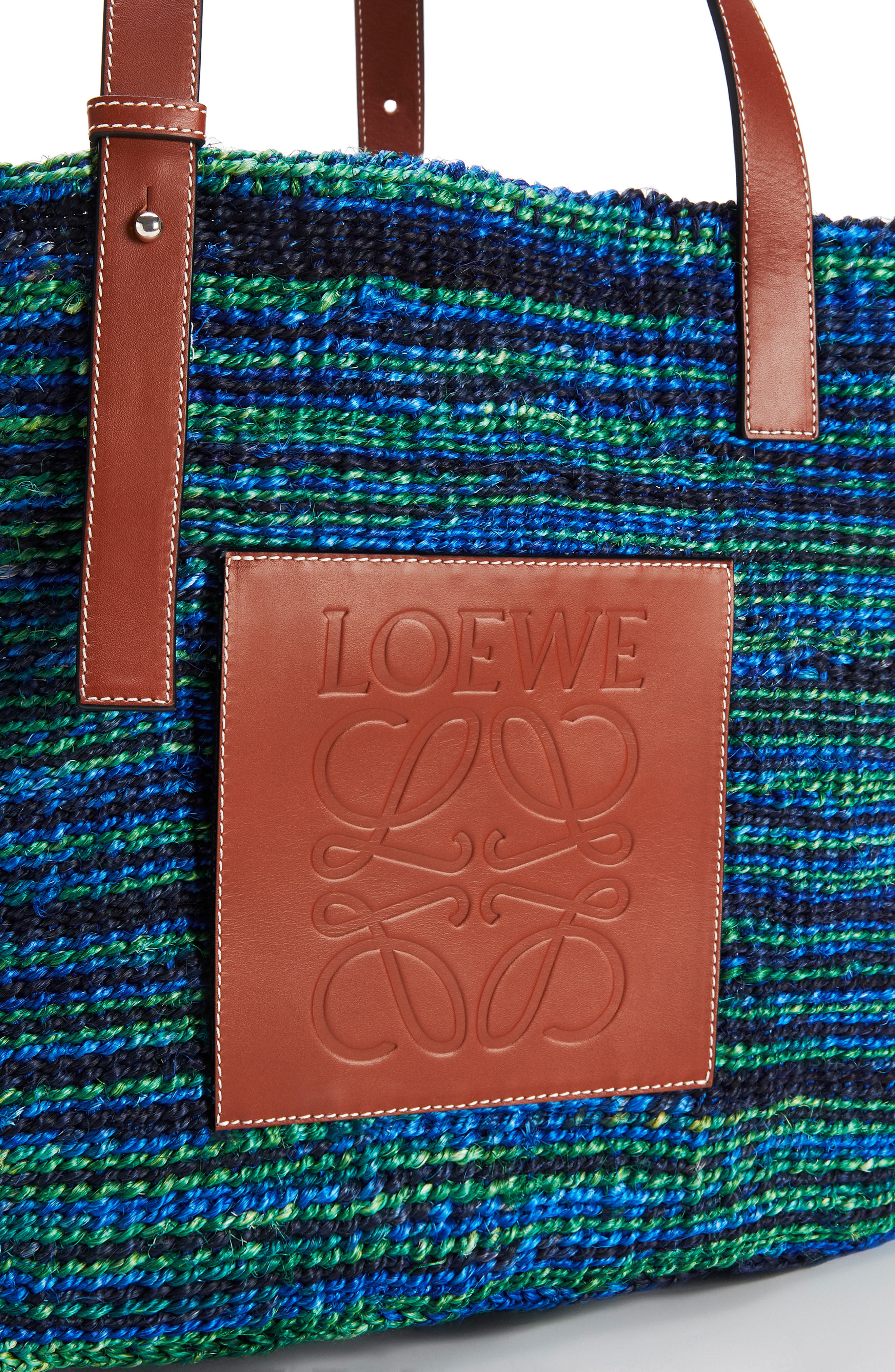 Loewe x Paula's Ibiza Large Sisal Bag, Alternate, color, 