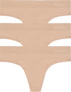 DKNY LiteWear Seamless 3-Pack Thongs