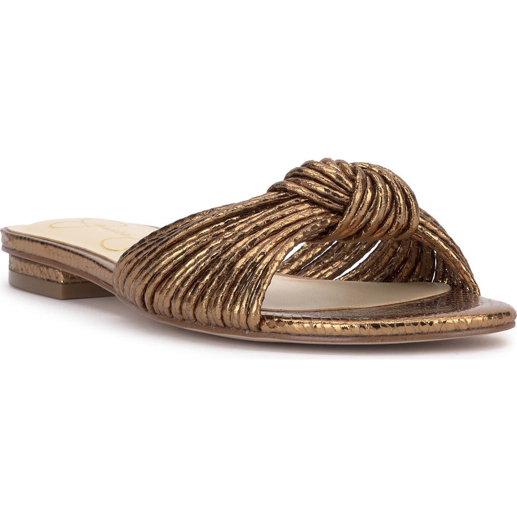 Jessica Simpson Dydra Slide Sandal In Bronze