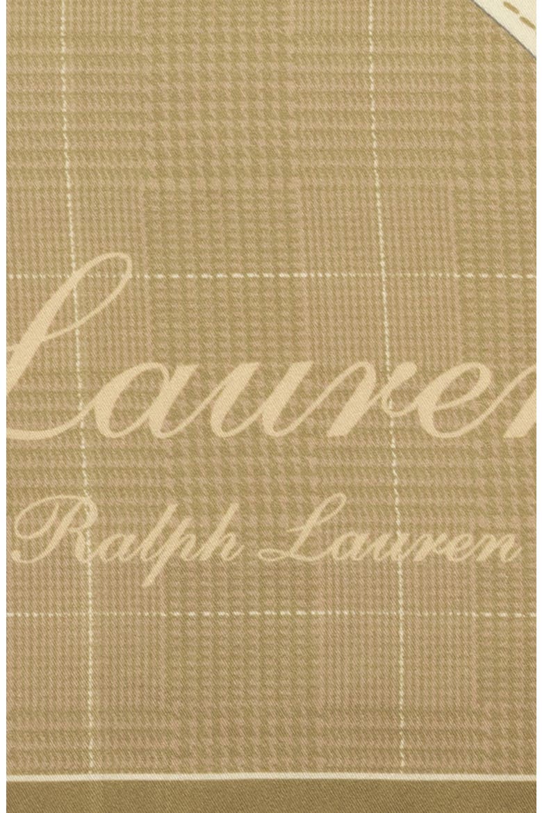Equestrian Silk Square Scarf, Alternate, color, LAUREN CAMEL