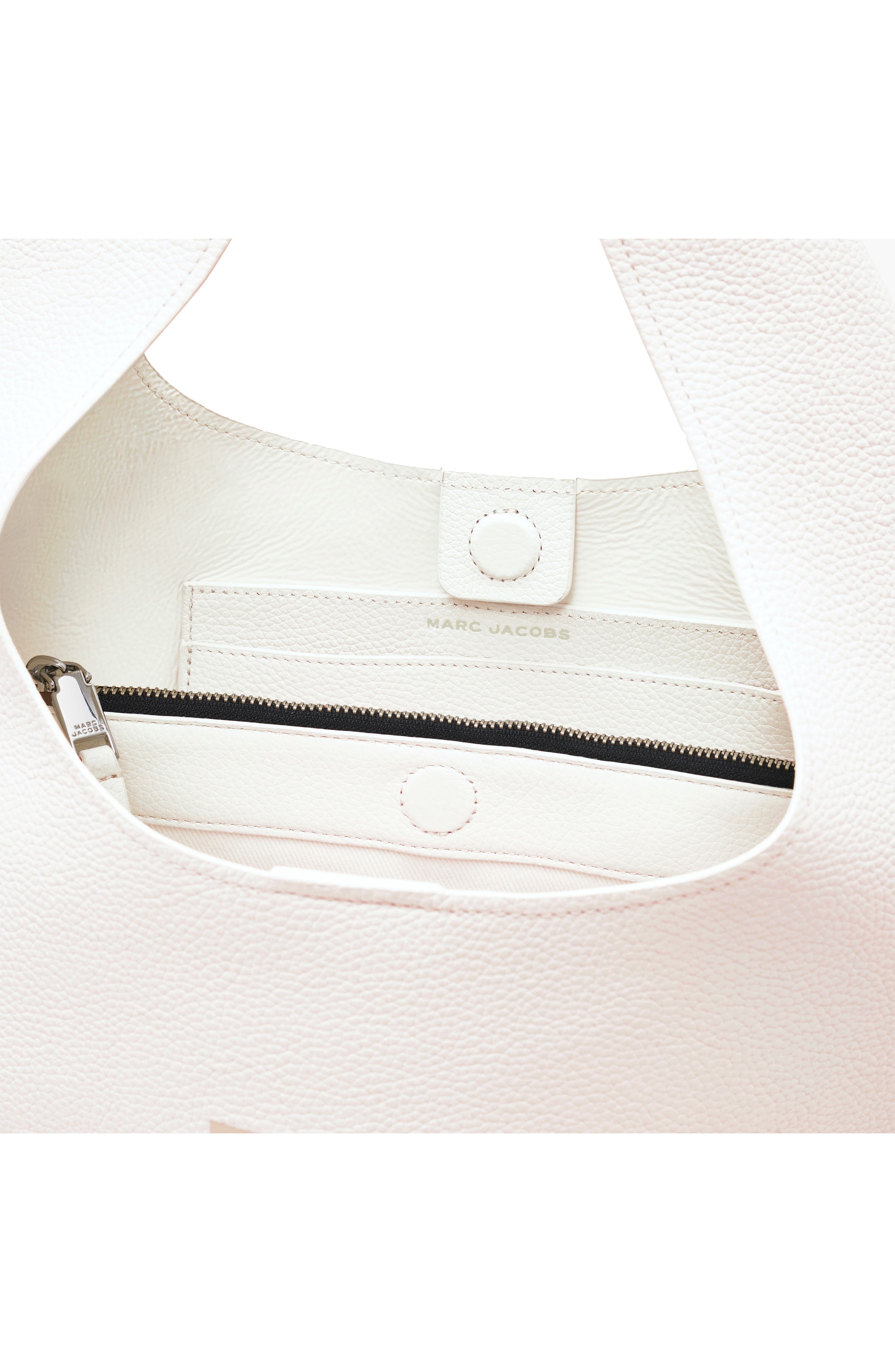 The Leather Sack Bag, Alternate, color, WHITE