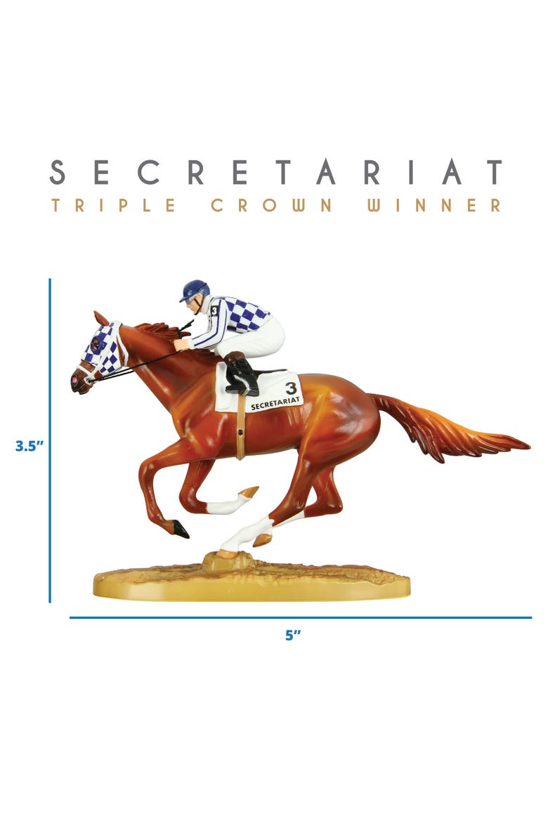 Breyer Horses 50th Anniversary Triple Crown Winner Secretariat & Jockey, Alternate, color,